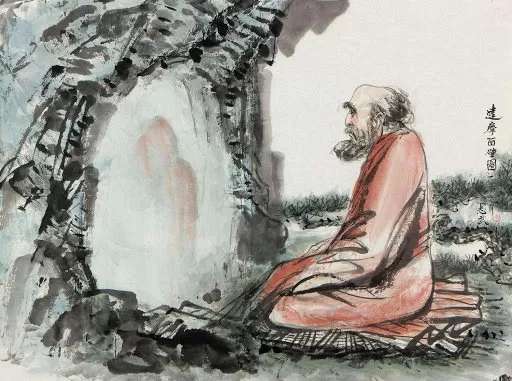 bồ đề đạt ma trong núi